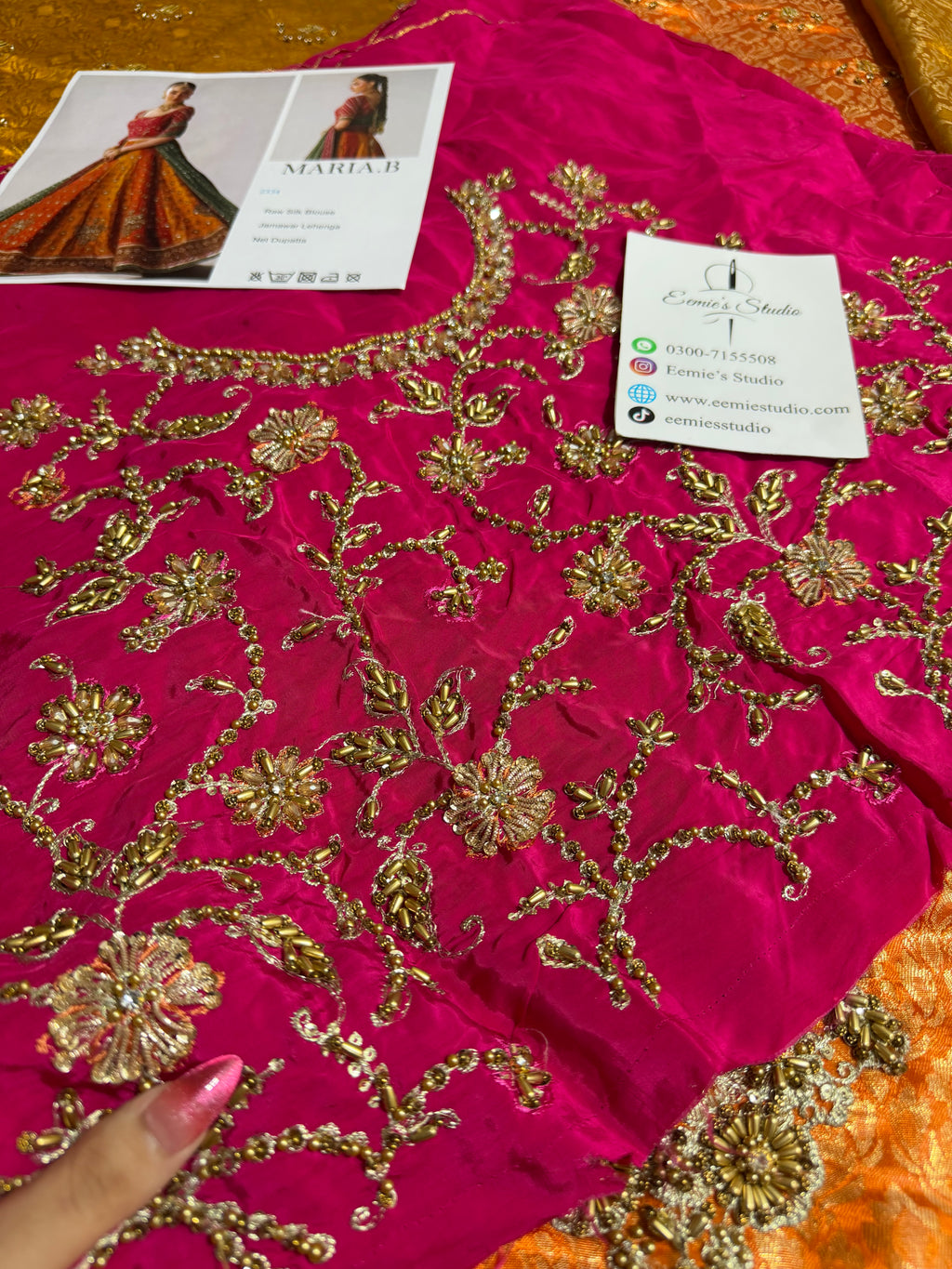 Maria.B Retro Shadmani Couture - Merjan