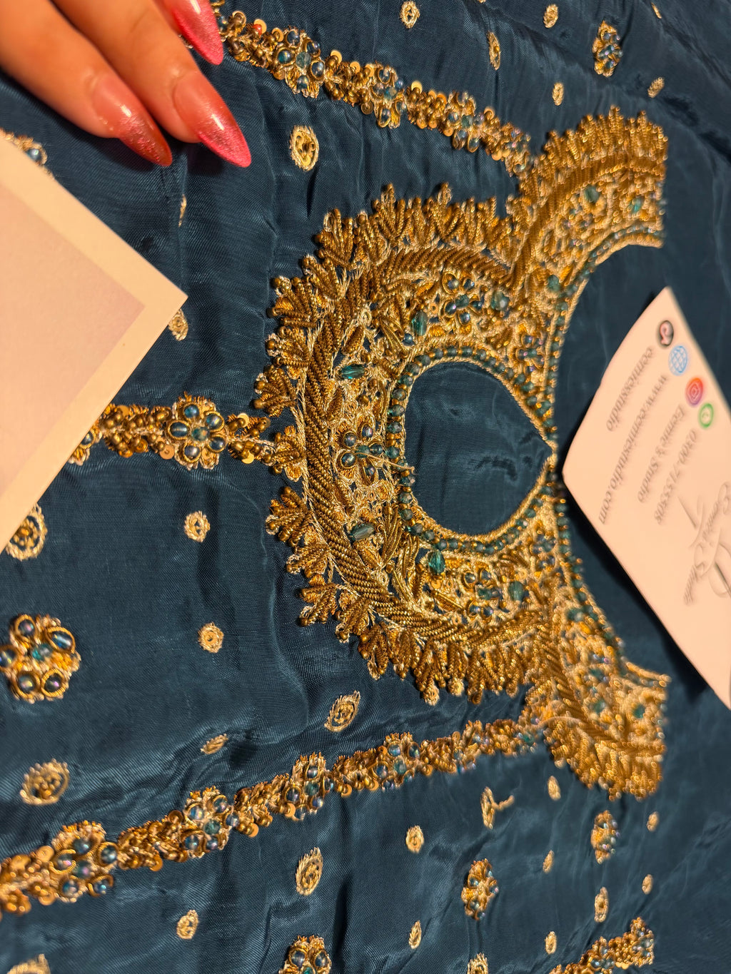 Usama Silk - Teal Luxe