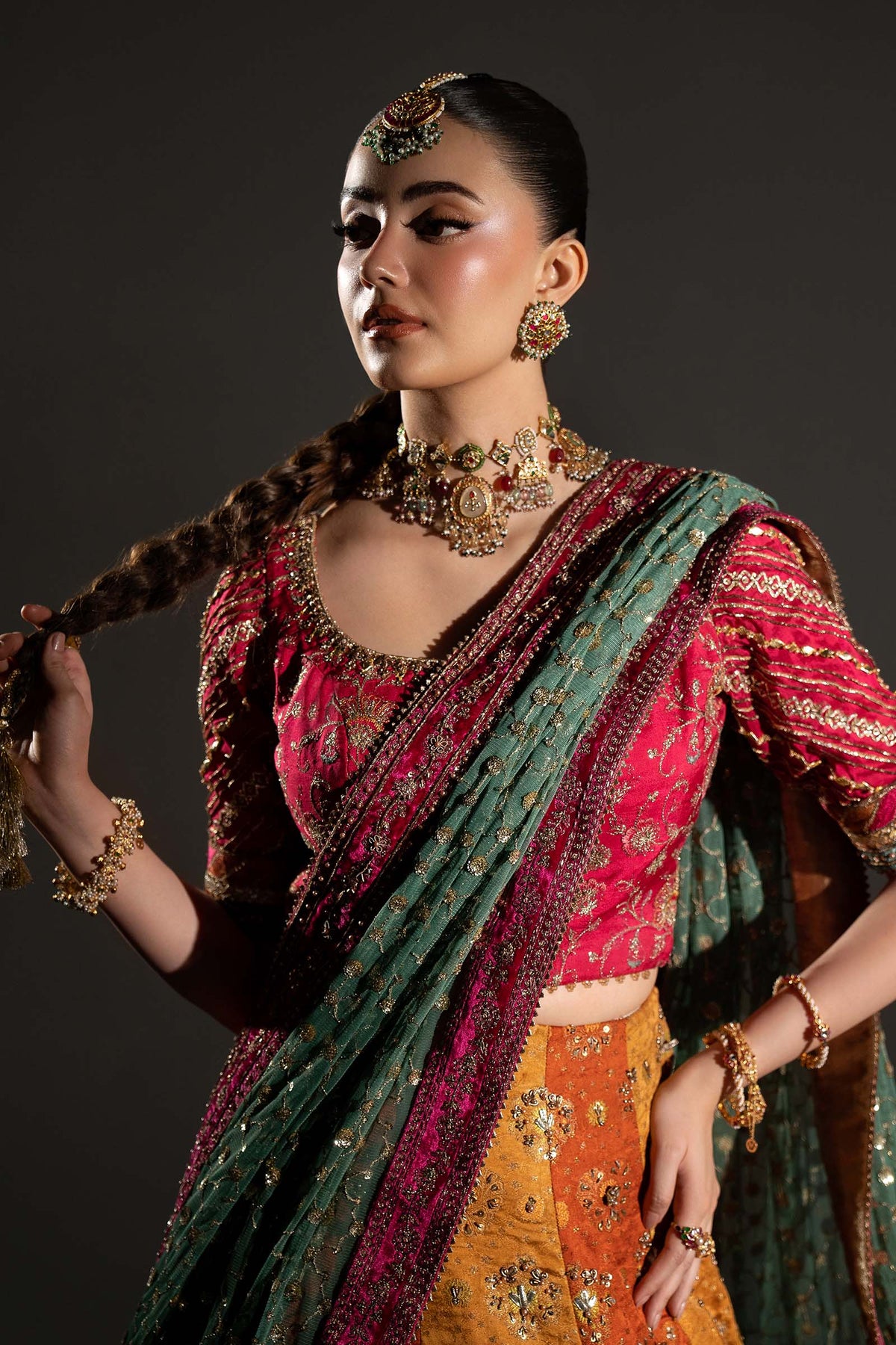 Maria.B Retro Shadmani Couture - Merjan