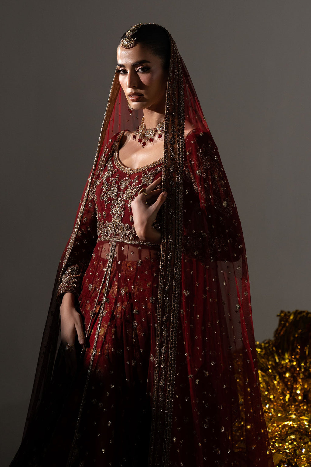 Maria.B Retro Shadmani Couture - Bazif