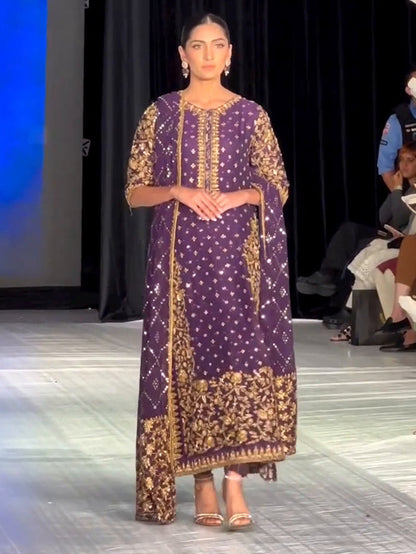 Haris Shakeel Brides - Purple