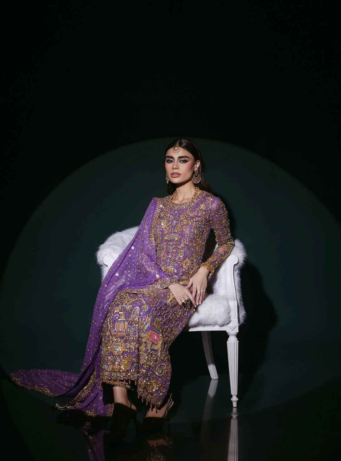 Nomi Ansari Couture ensemble - Sadaf Kanwal