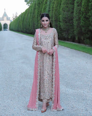 Shazia Kiyani - Champagne and Peach