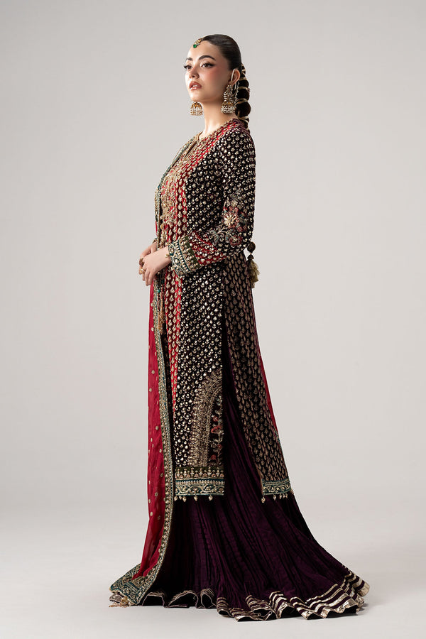 Maria B Yarizeh Pink and Purple sharara set