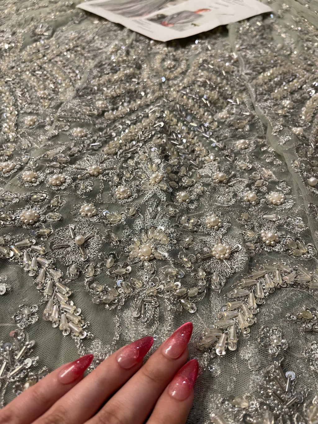 Akbar Aslam - Hyacinth (Sage Green Colour Customised) - Eemie's Studio