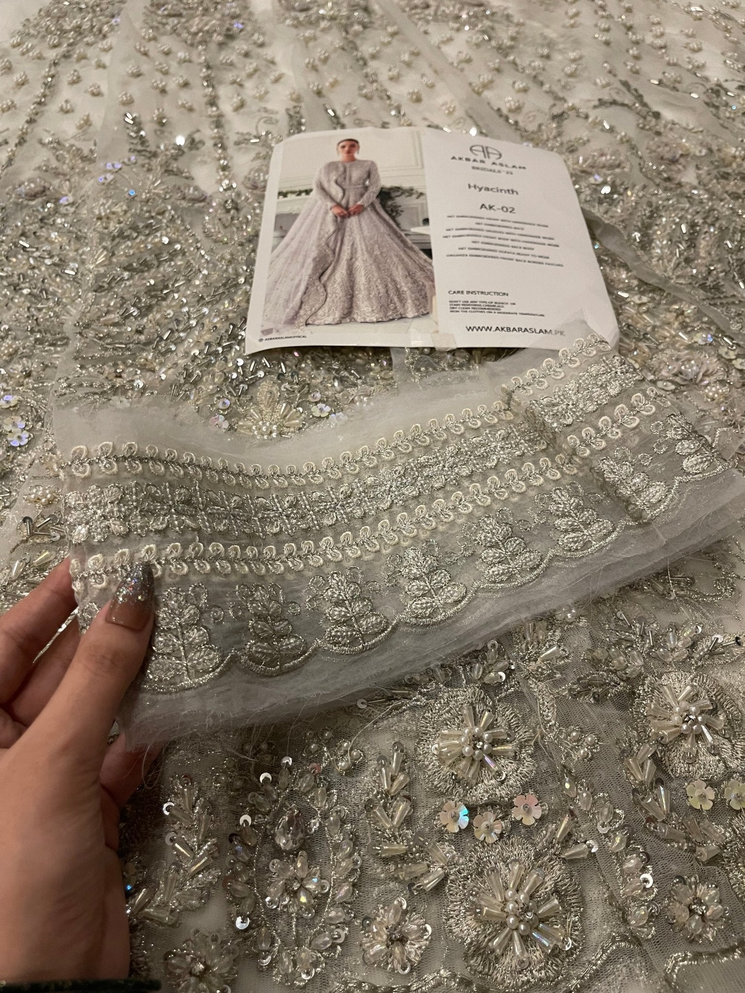 Akbar Aslam - Hyacinth (White Colour Customised) - Eemie's Studio