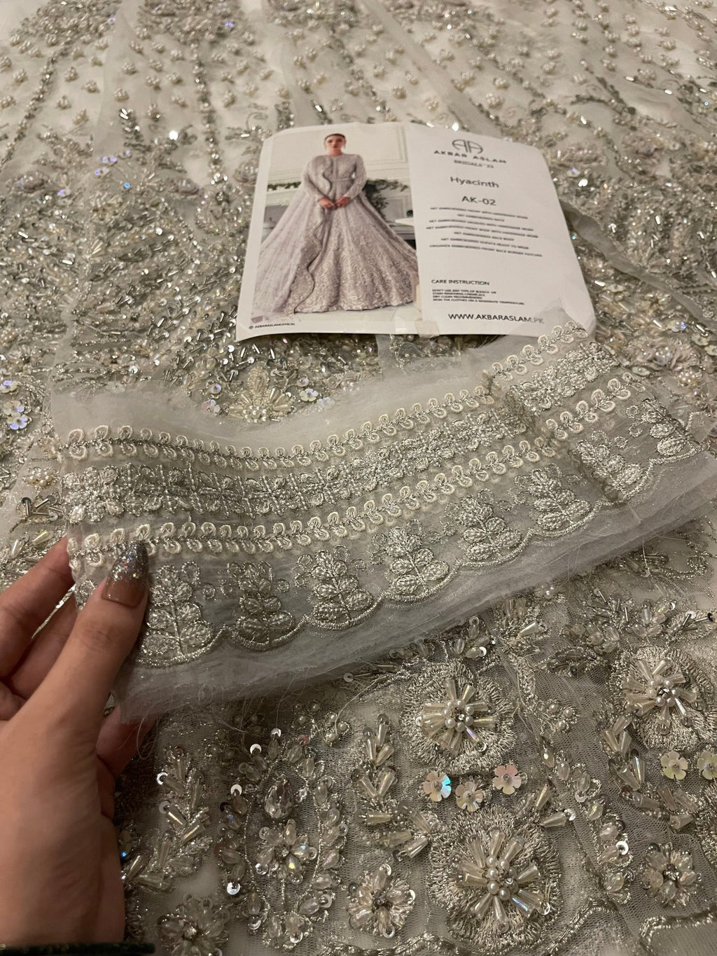 Akbar Aslam - Hyacinth (White Colour Customised) - Eemie's Studio