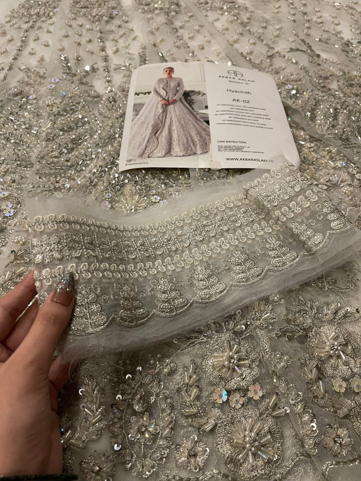 Akbar Aslam - Hyacinth (White Colour Customised) - Eemie's Studio