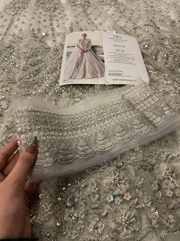 Akbar Aslam - Hyacinth (White Colour Customised) - Eemie's Studio