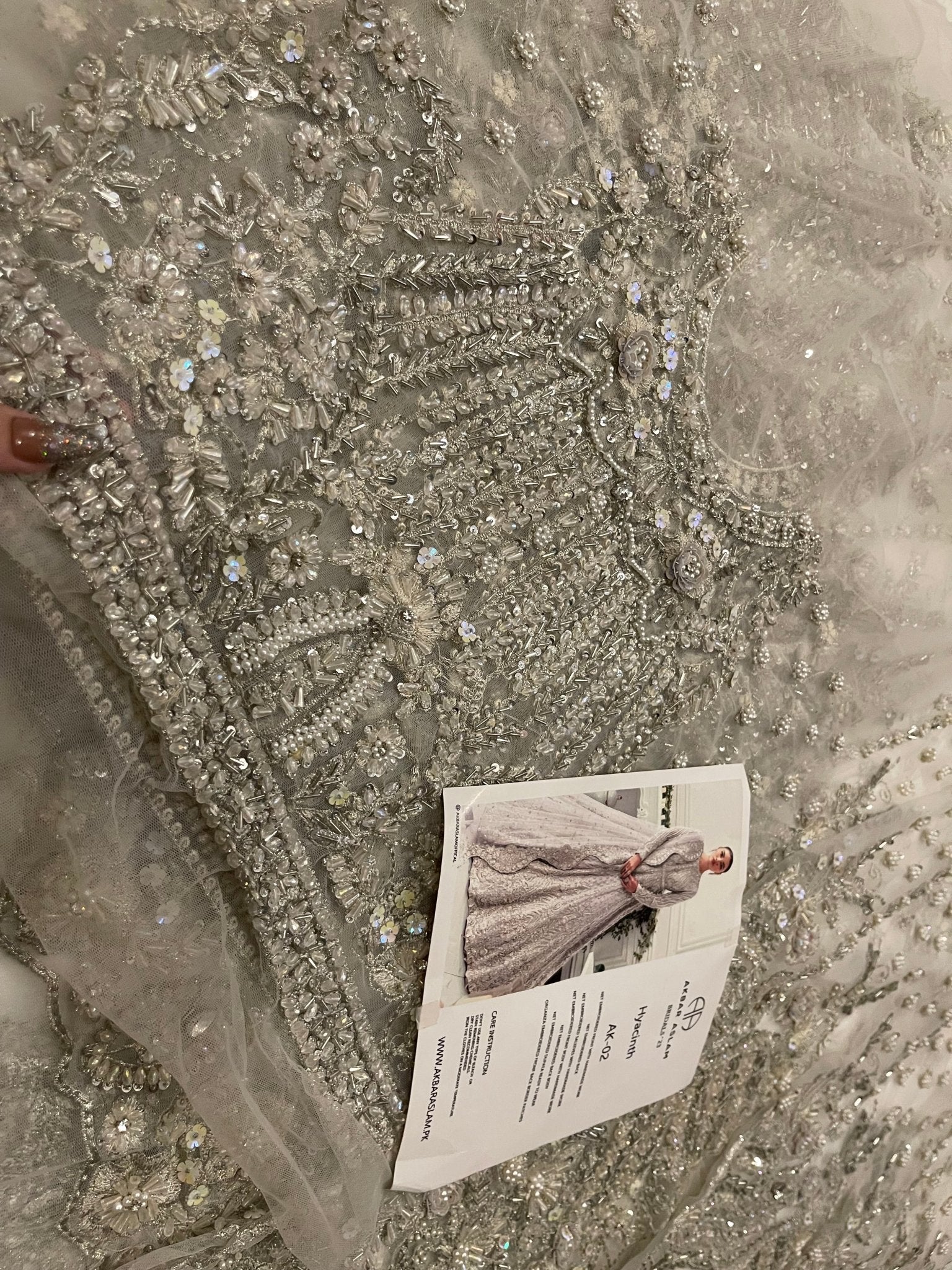 Akbar Aslam - Hyacinth (White Colour Customised) - Eemie's Studio