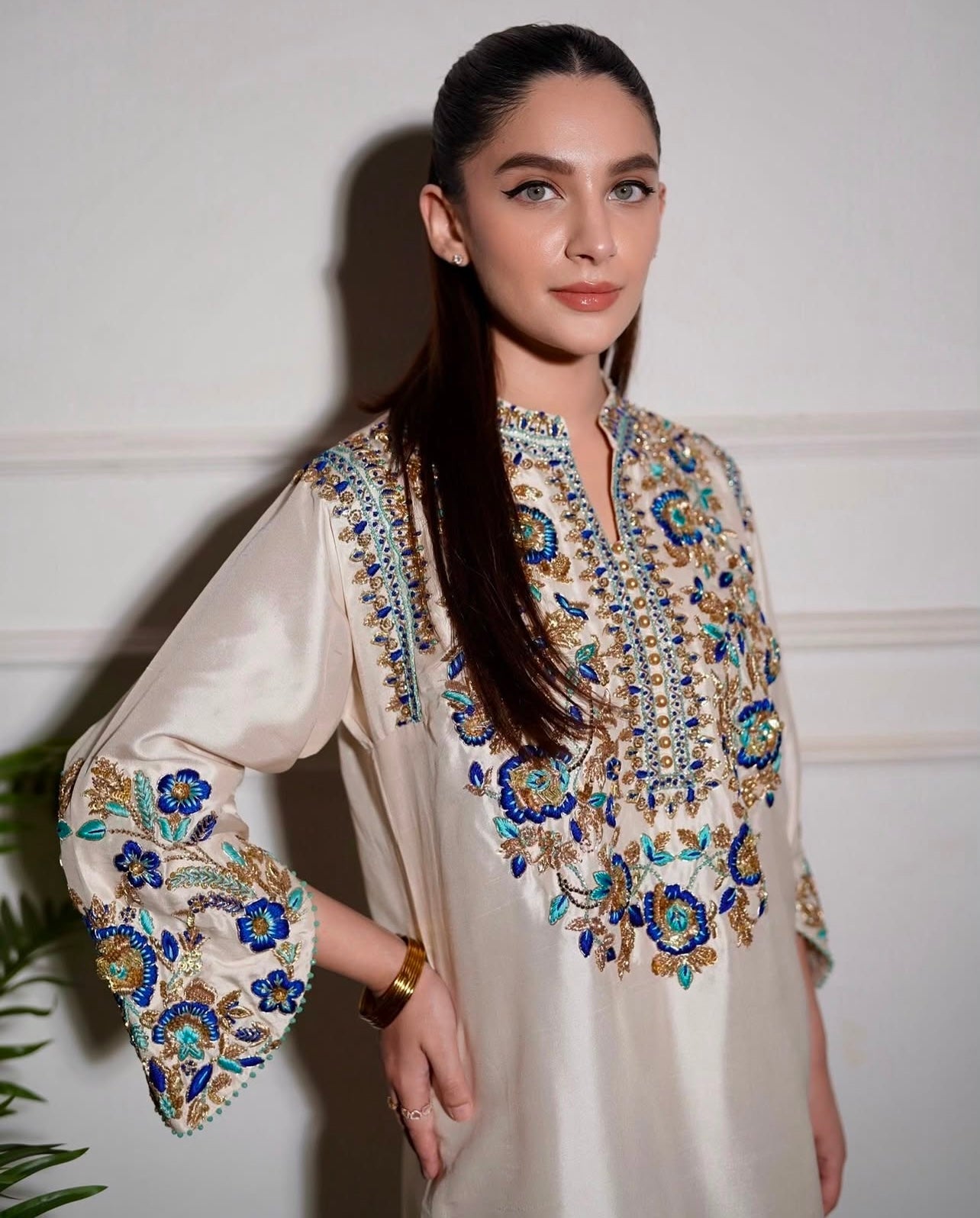 Aleena Khan Designer - White - Eemie's Studio