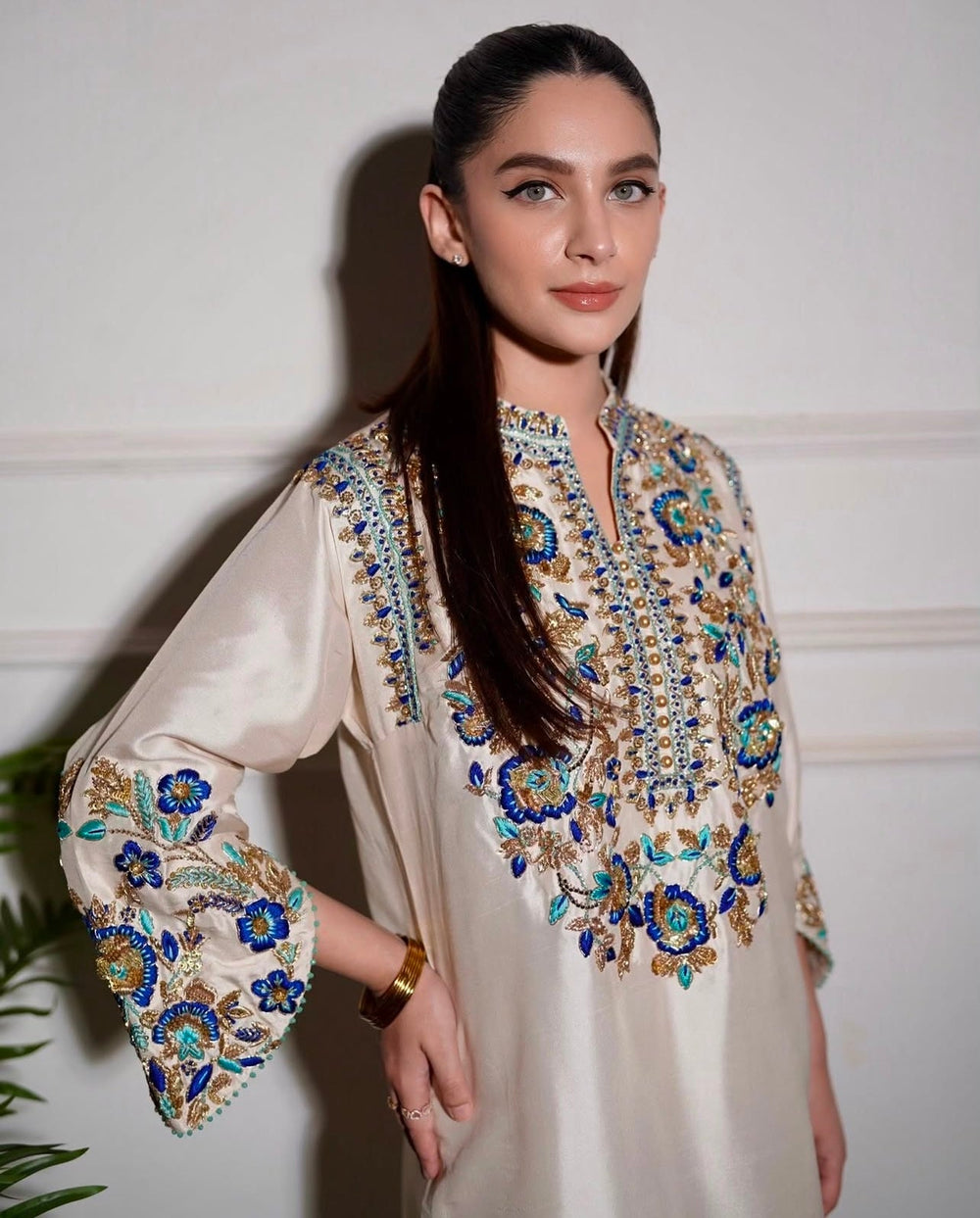 Aleena Khan Designer - White - Eemie's Studio