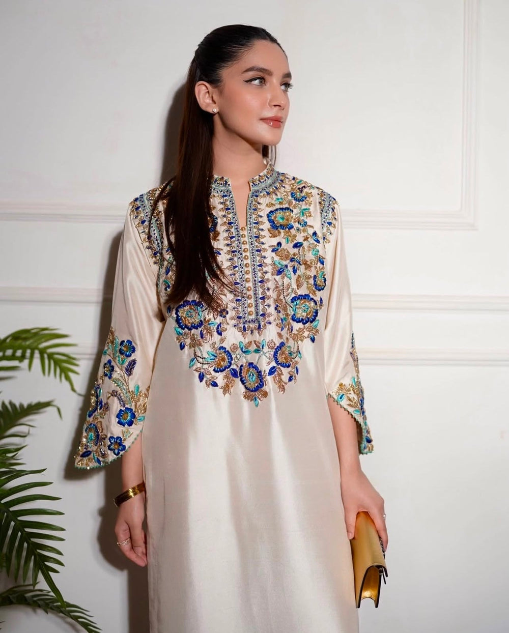 Aleena Khan Designer - White - Eemie's Studio