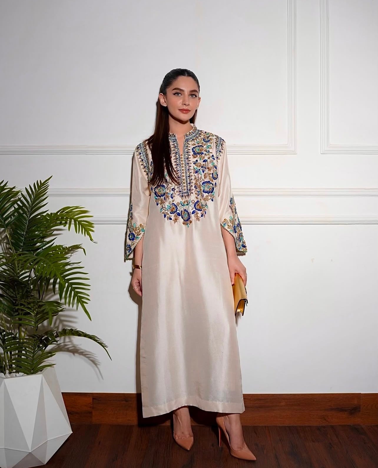 Aleena Khan Designer - White - Eemie's Studio