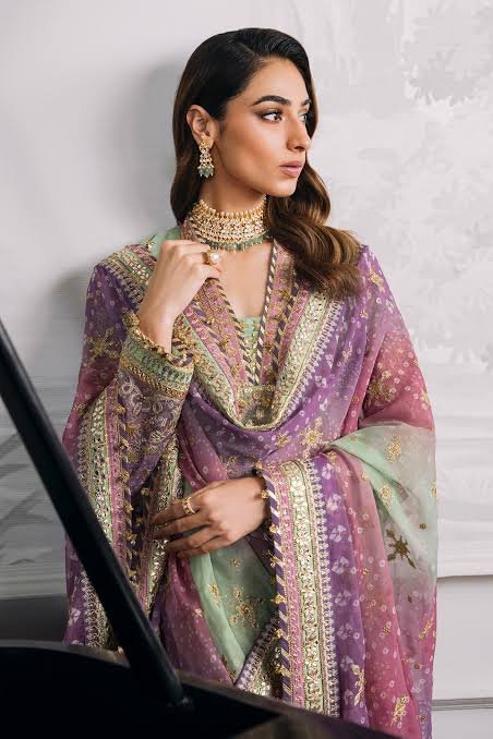 Baroque-CHANTELLE embroidered chiffon BQU-CH12-D08-00 - Eemie's Studio