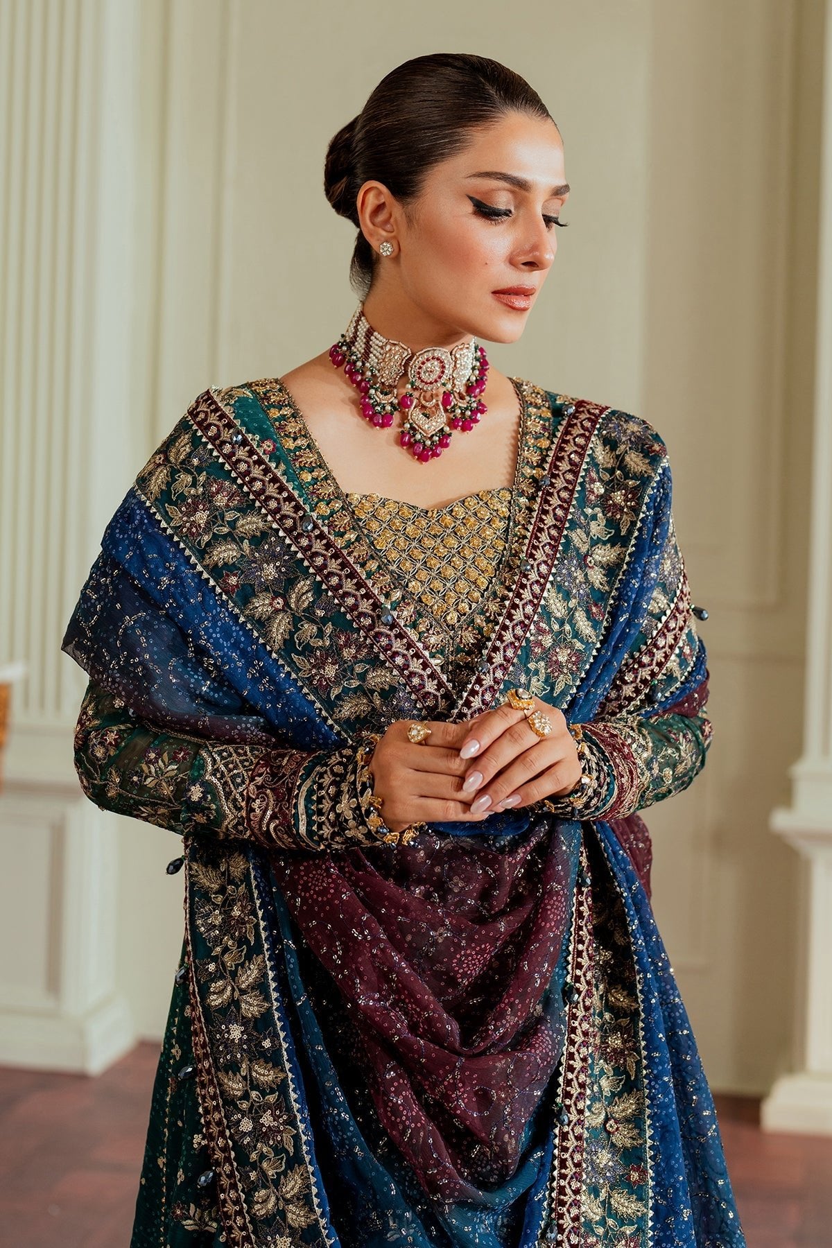Baroque Chantelle - EMBROIDERED CHIFFON CH13-03 - Eemie's Studio