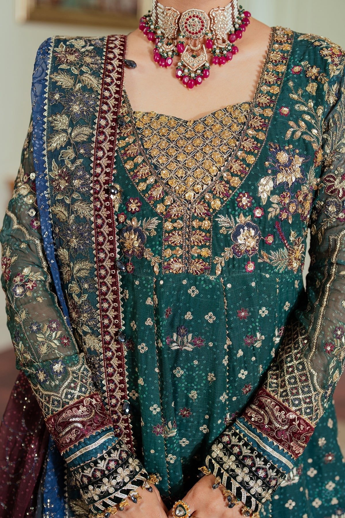 Baroque Chantelle - EMBROIDERED CHIFFON CH13-03 - Eemie's Studio