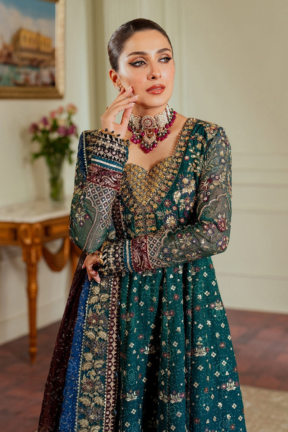 Baroque Chantelle - EMBROIDERED CHIFFON CH13-03 - Eemie's Studio
