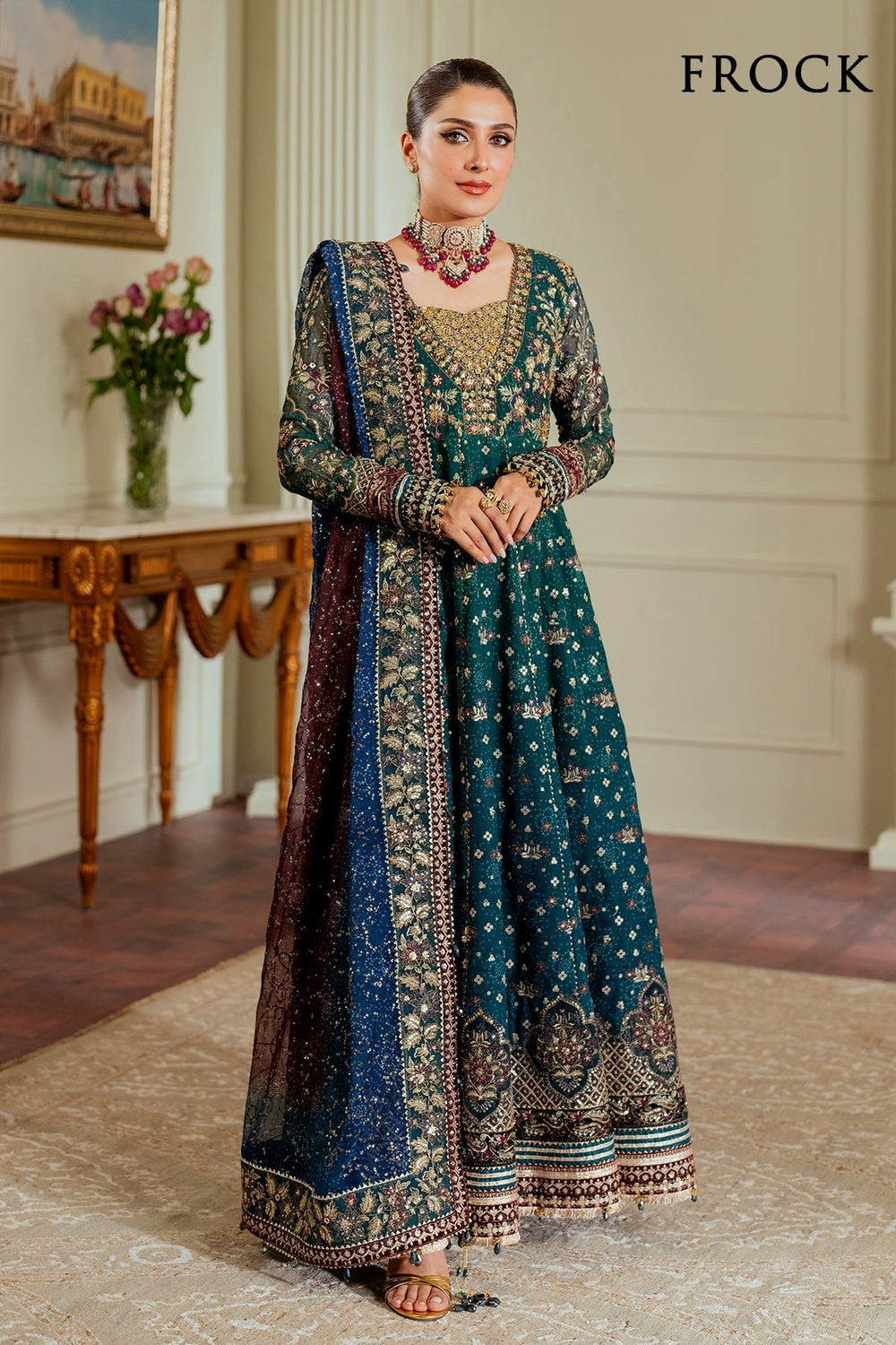 Baroque Chantelle - EMBROIDERED CHIFFON CH13-03 - Eemie's Studio