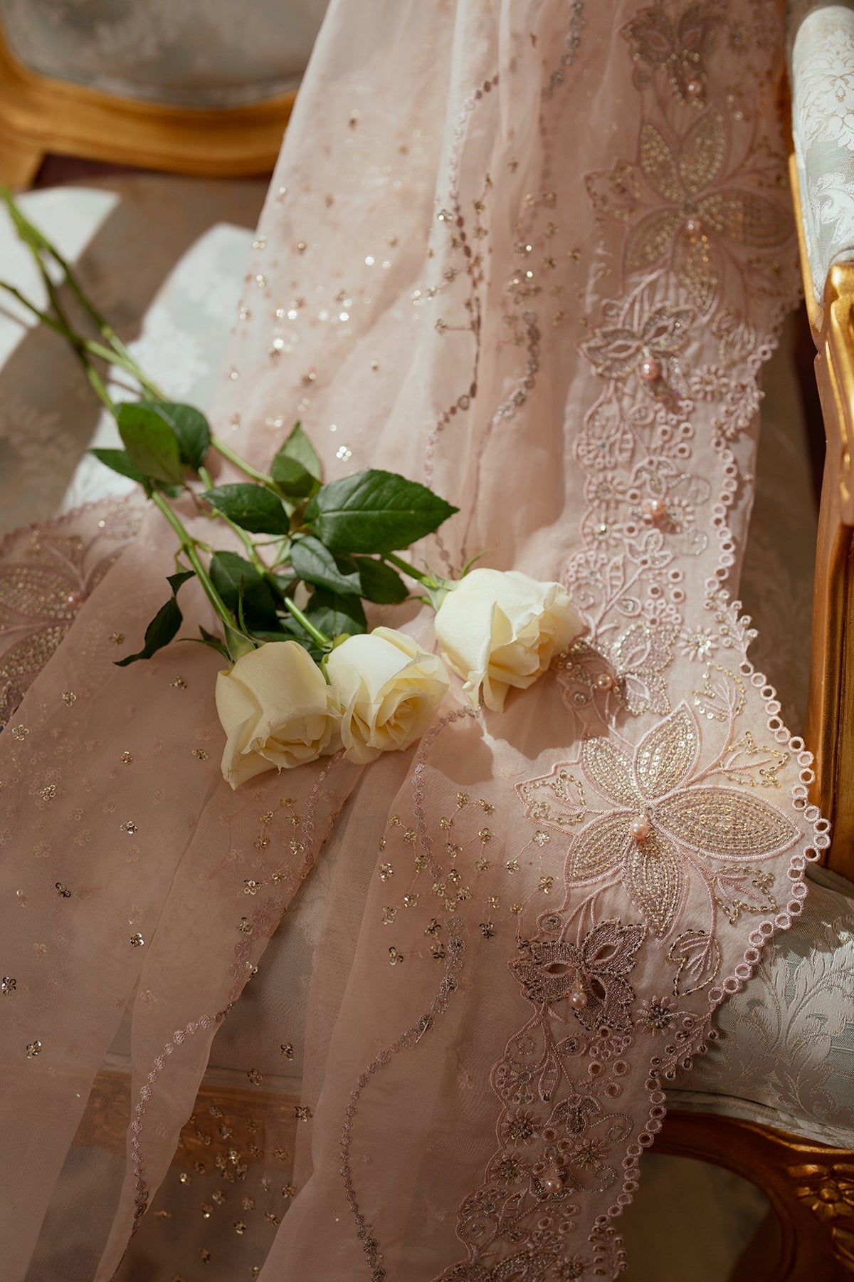 Baroque Chantelle EMBROIDERED ORGANZA CH13-04 - Eemie's Studio