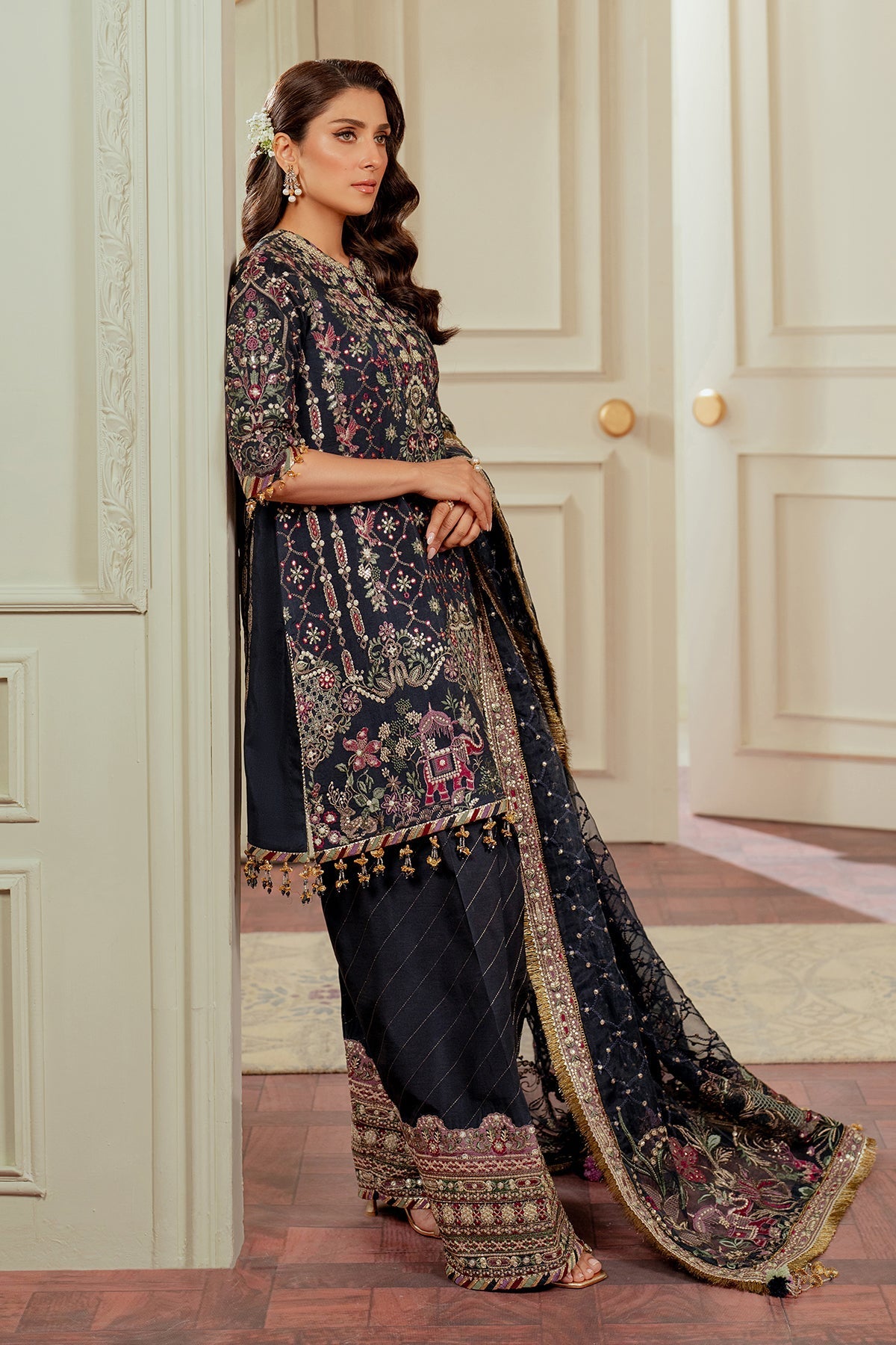 Baroque Chantelle EMBROIDERED SILK CH13-07 - Eemie's Studio
