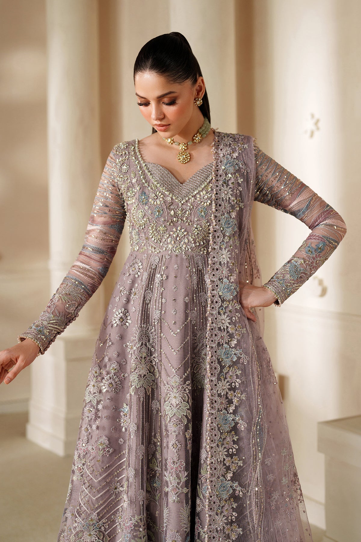 Baroque EMBROIDERED NET CH14-04 - Eemie's Studio