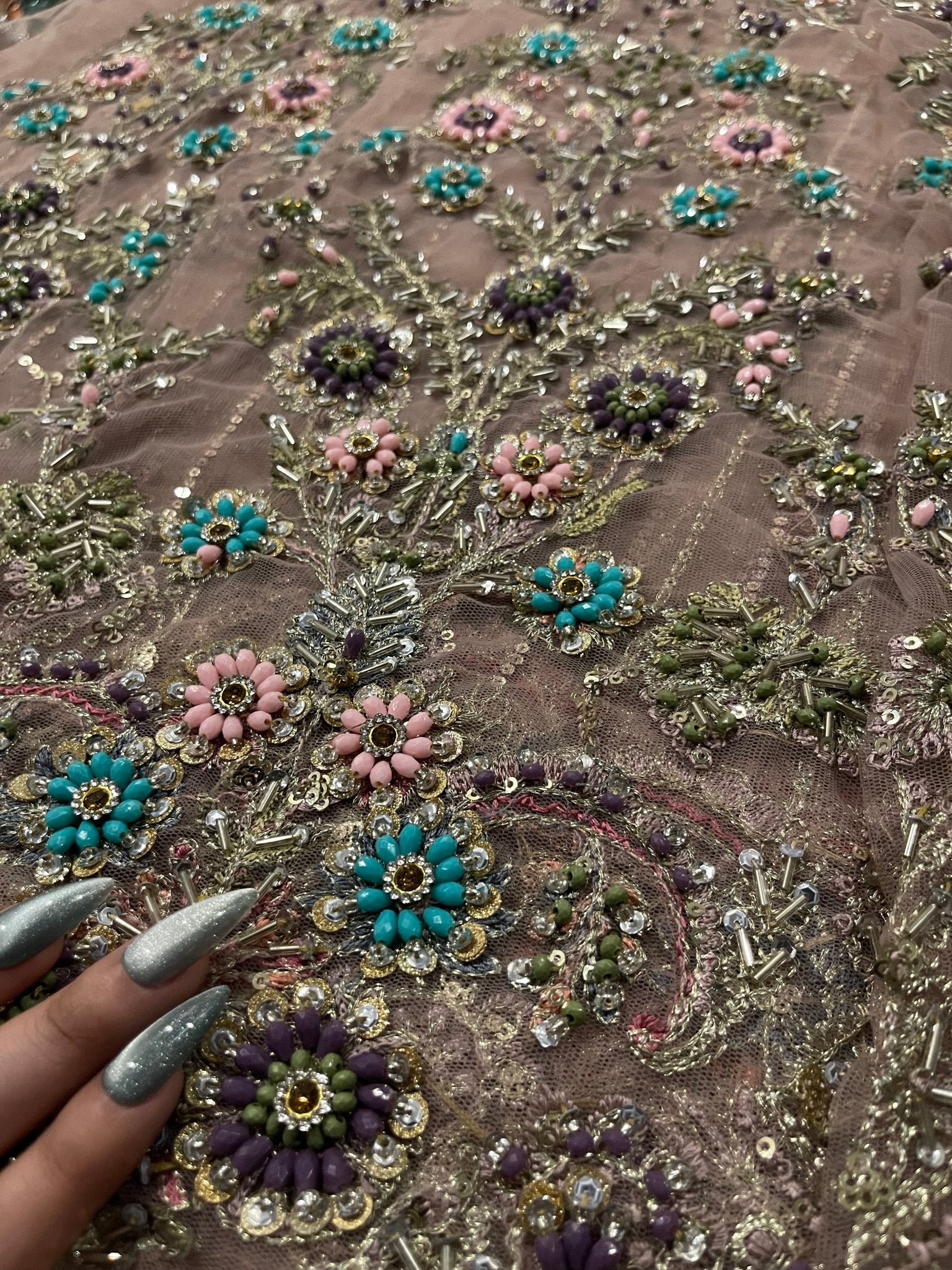 Baroque EMBROIDERED NET CH14-04 - Eemie's Studio