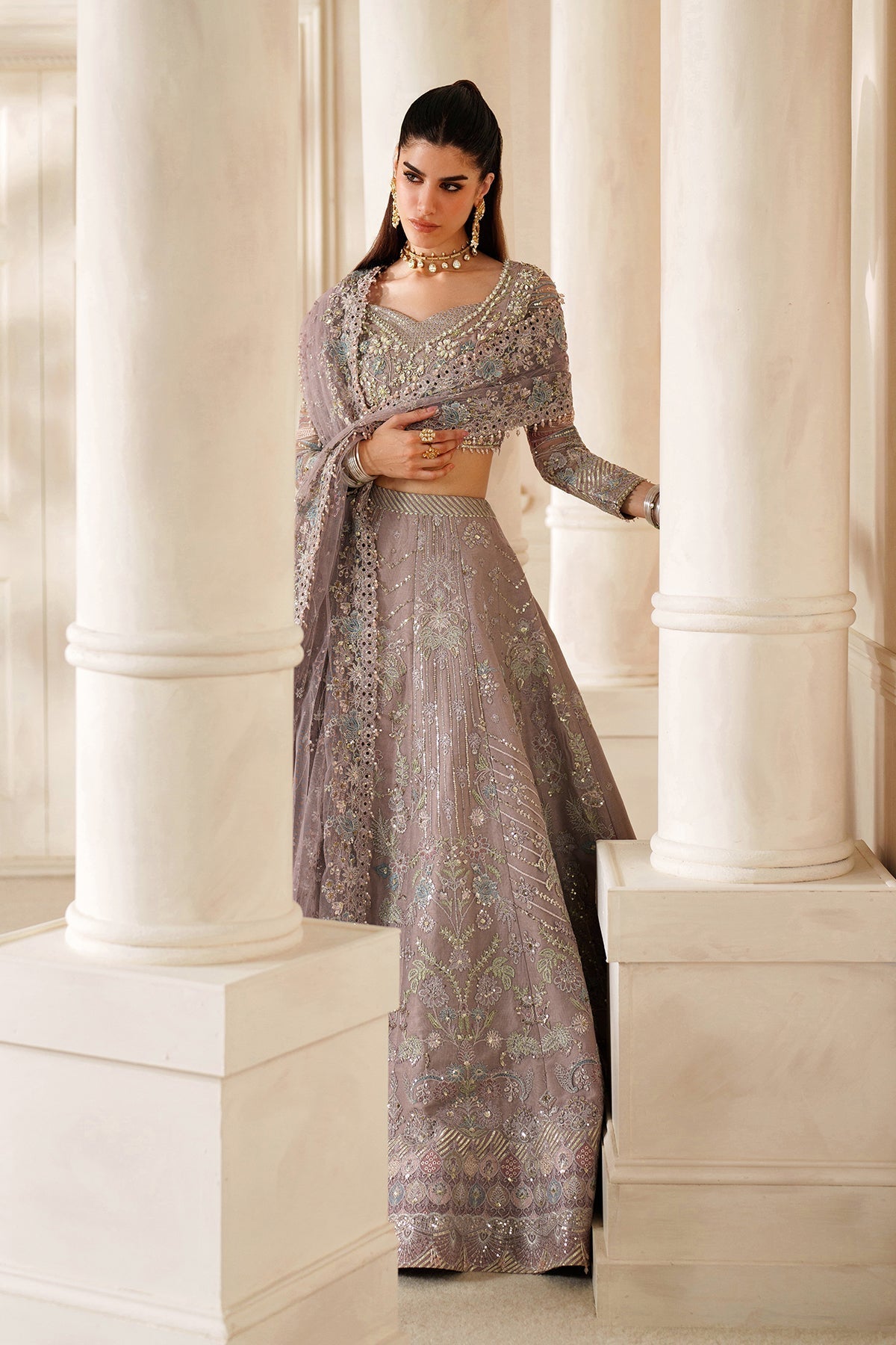 Baroque EMBROIDERED NET CH14-04 - Eemie's Studio