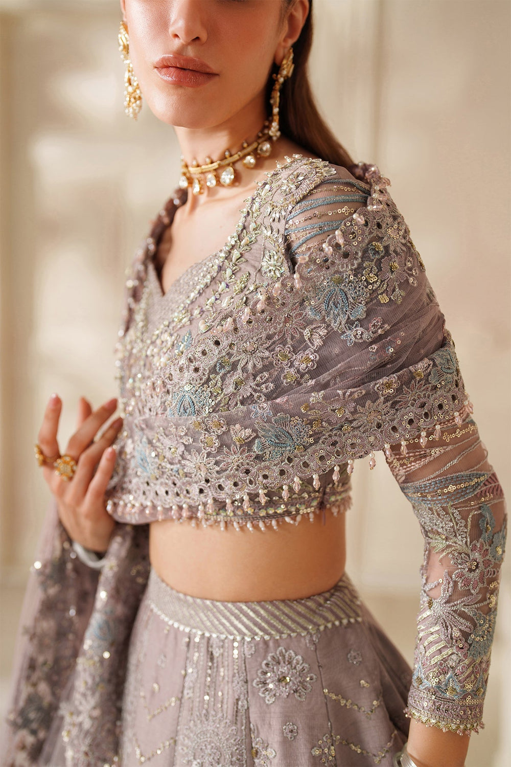 Baroque EMBROIDERED NET CH14-04 - Eemie's Studio