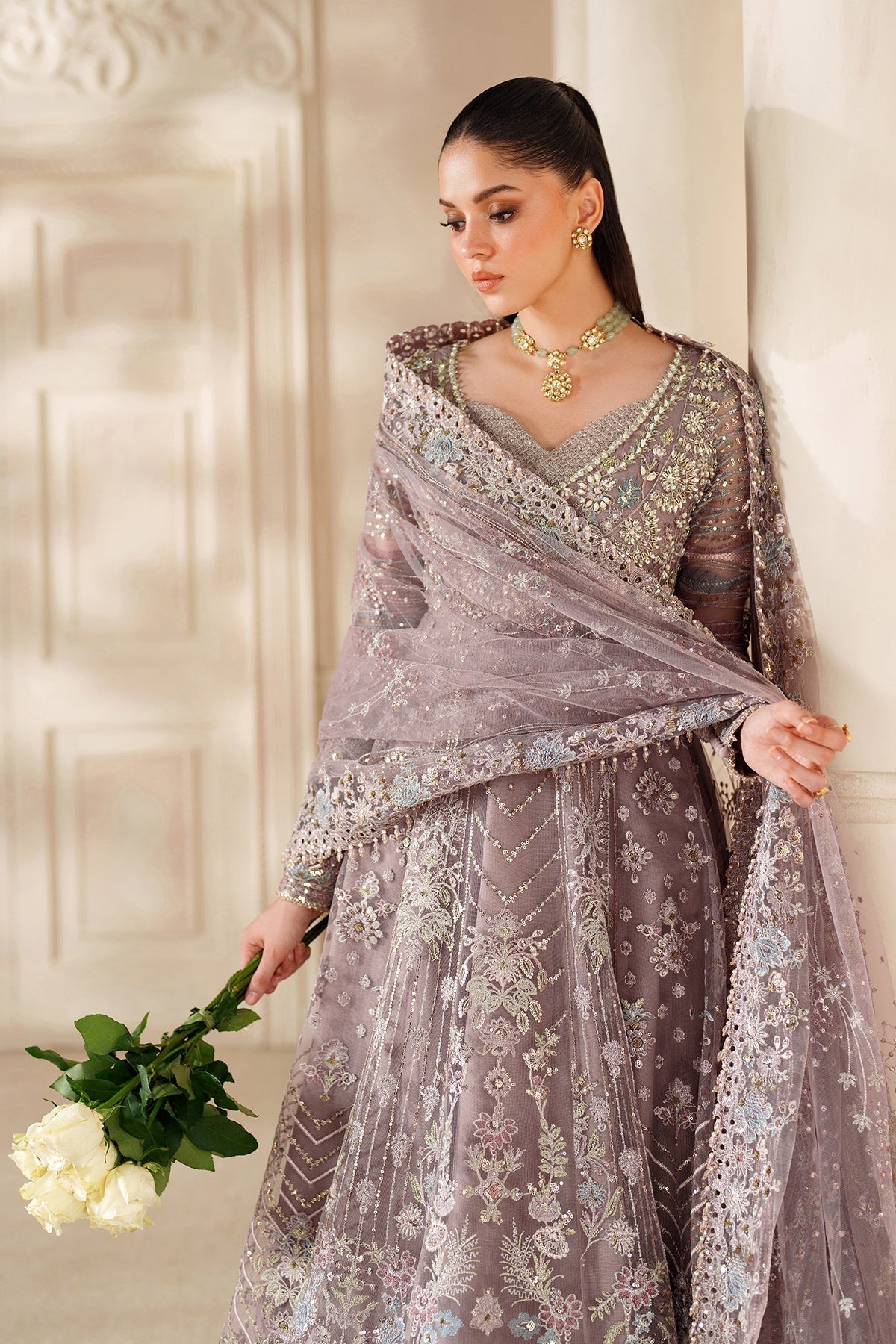 Baroque EMBROIDERED NET CH14-04 - Eemie's Studio