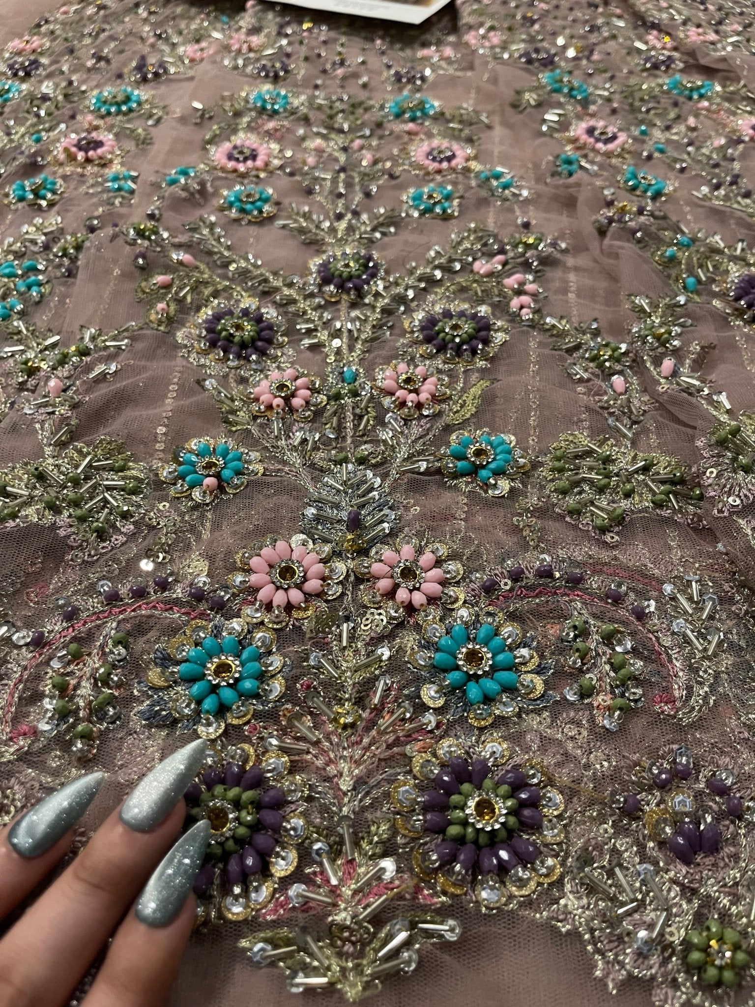 Baroque EMBROIDERED NET CH14-04 - Eemie's Studio