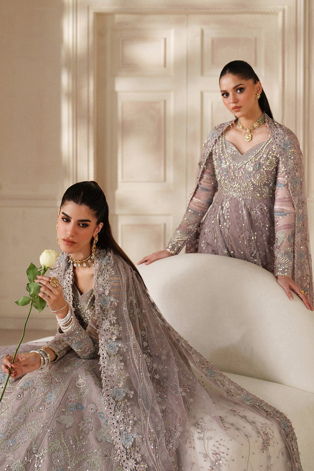 Baroque EMBROIDERED NET CH14-04 - Eemie's Studio