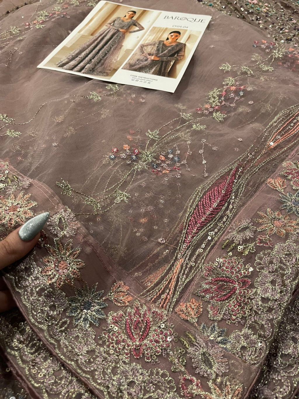 Baroque EMBROIDERED NET CH14-04 - Eemie's Studio