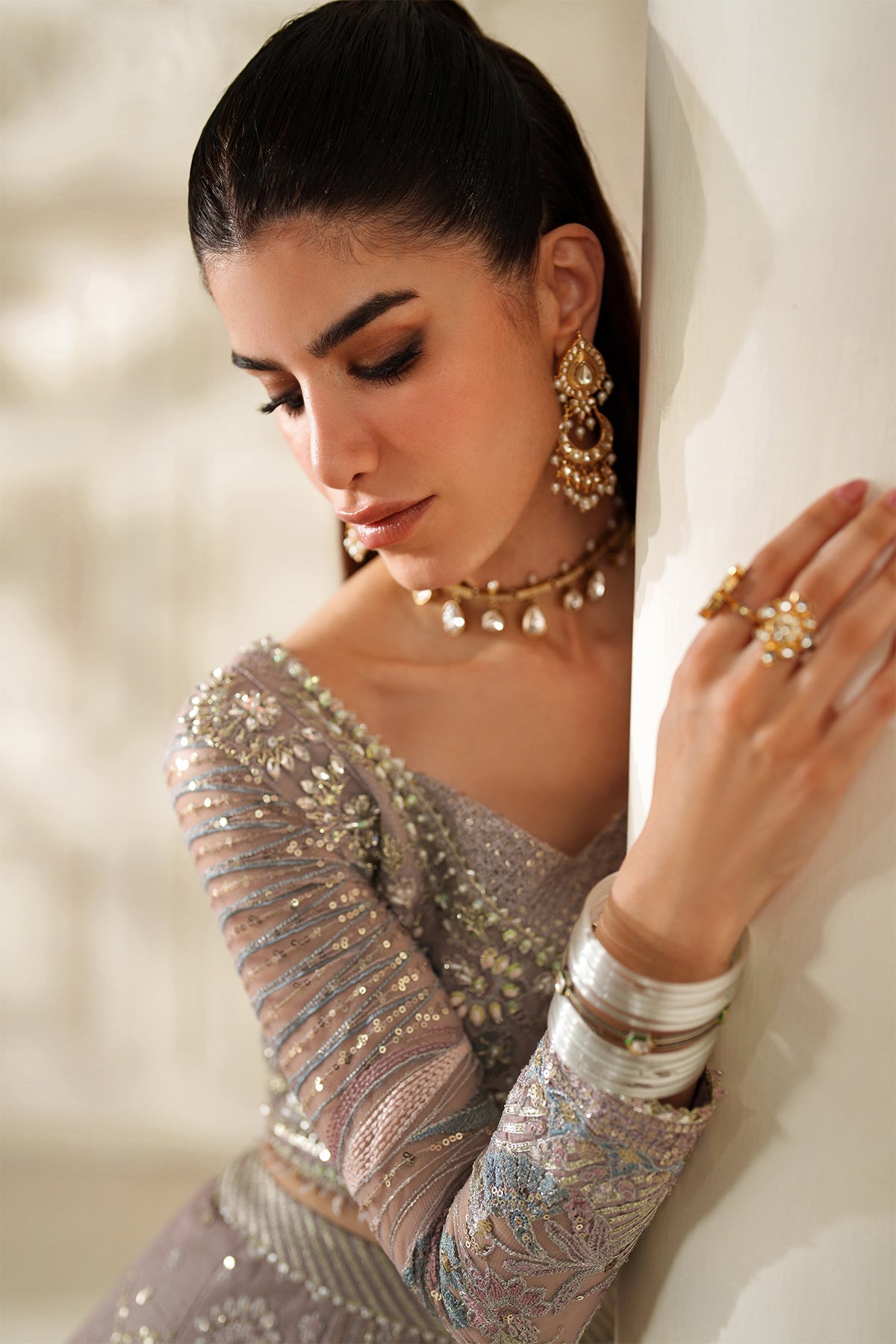 Baroque EMBROIDERED NET CH14-04 - Eemie's Studio