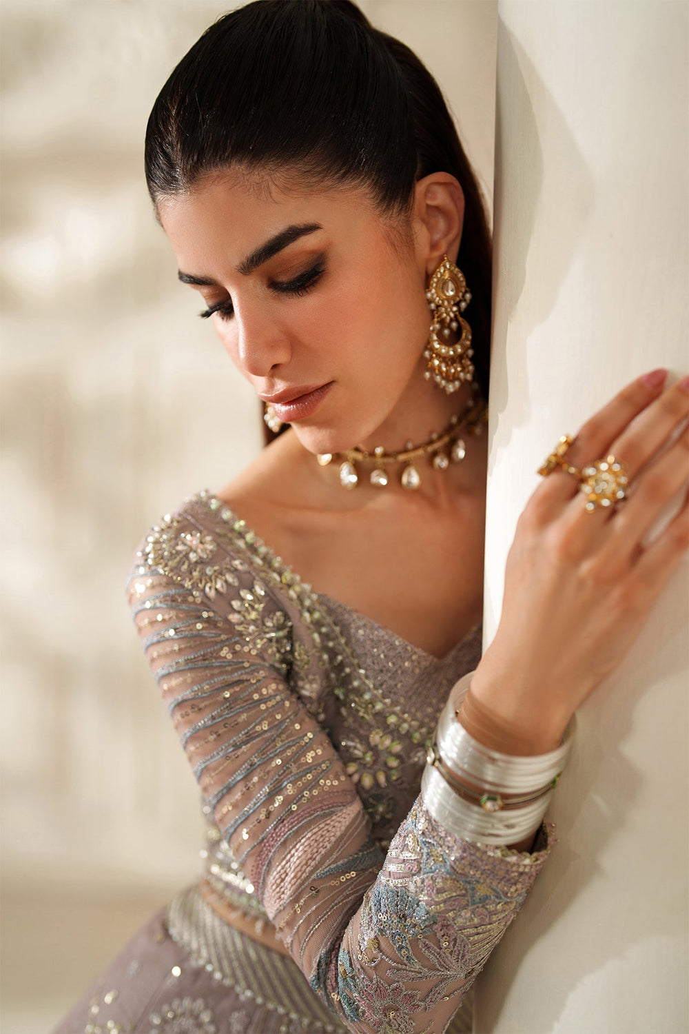 Baroque EMBROIDERED NET CH14-04 - Eemie's Studio