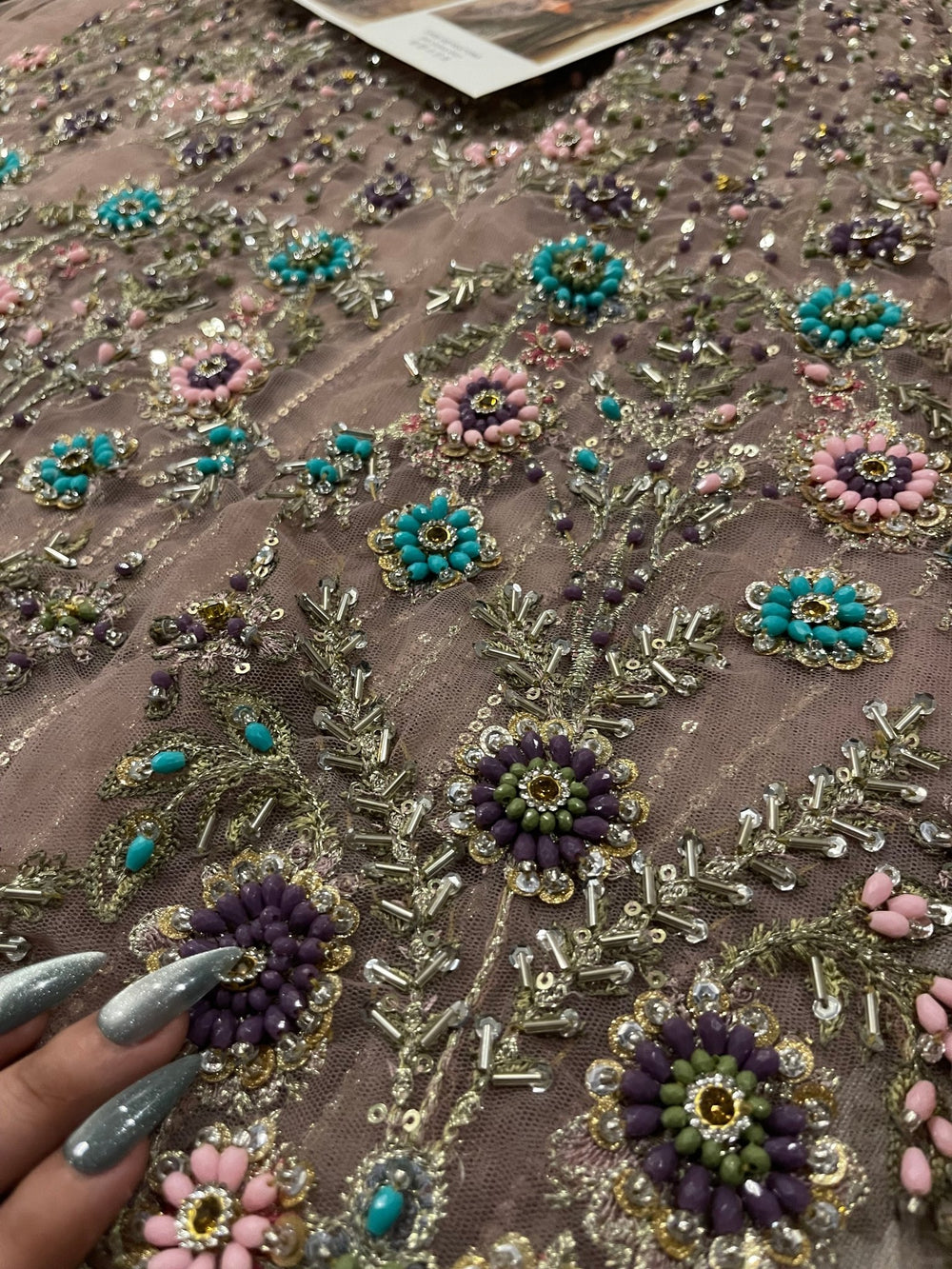 Baroque EMBROIDERED NET CH14-04 - Eemie's Studio