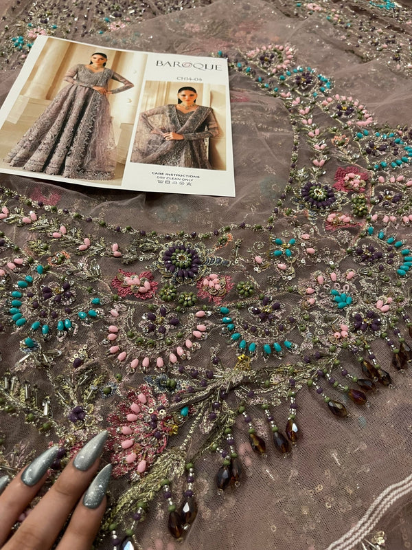 Baroque EMBROIDERED NET CH14-04 - Eemie's Studio