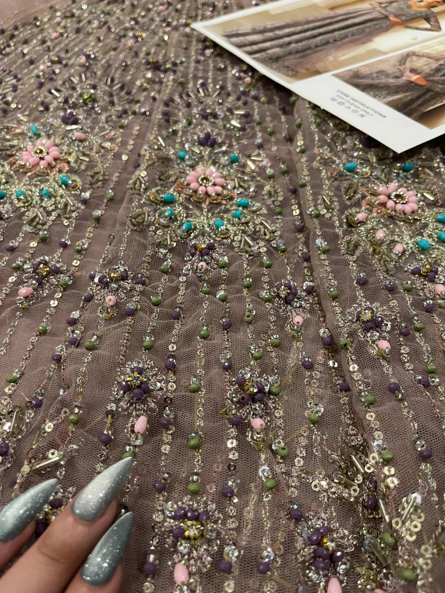 Baroque EMBROIDERED NET CH14-04 - Eemie's Studio