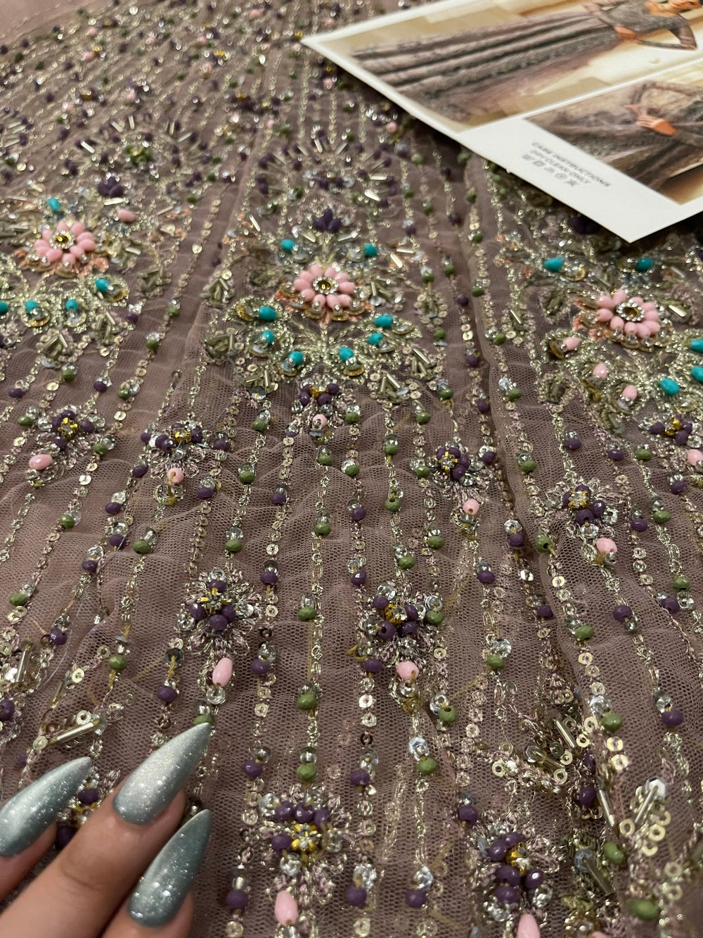 Baroque EMBROIDERED NET CH14-04 - Eemie's Studio