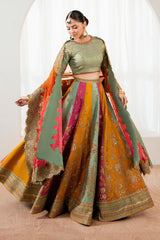 Baroque Embroidered Silk SF-4036 - Eemie's Studio