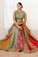 Baroque Embroidered Silk SF-4036 - Eemie's Studio