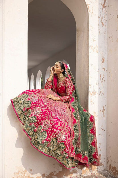 NOMAN AND BHAIYA - SHOCKING PINK AHAD DESIGN