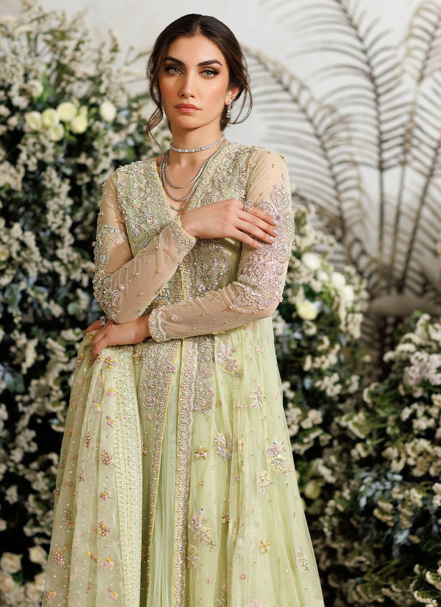 Farah Talib Aziz - Eliza kiwi tulle kalidaar - Eemie's Studio