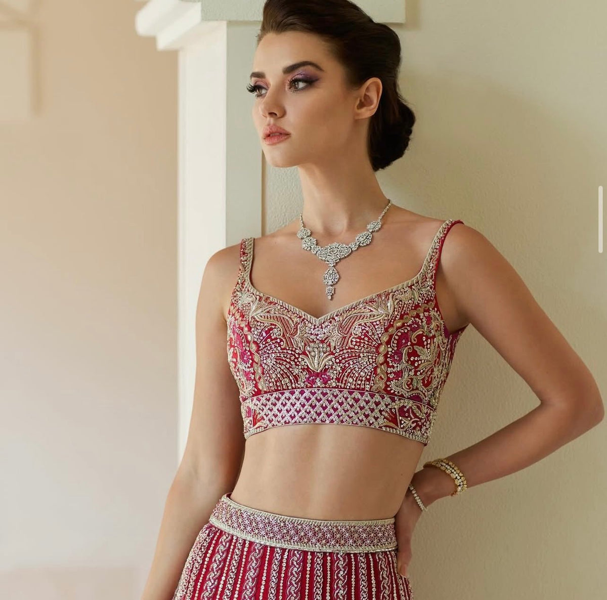 Faraz Manan - Red Bridal Couture - Eemie's Studio