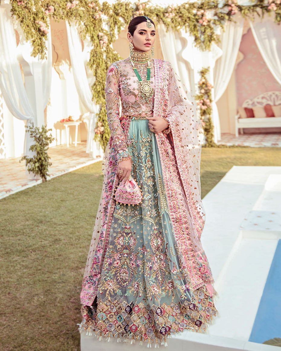 Gulaal JOLI EMBROIDERED NET 3-PIECE WS-03 - Eemie's Studio