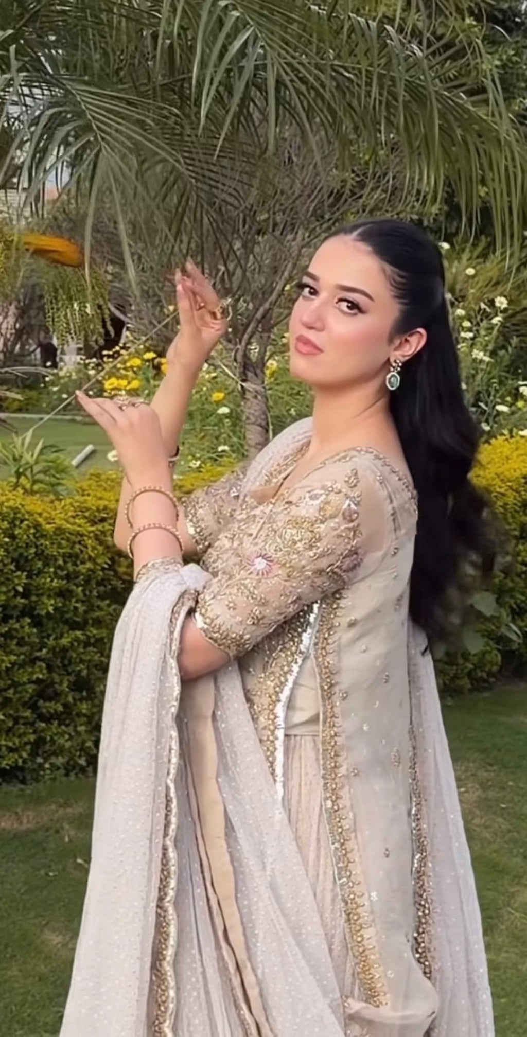 Haris Shakeel - Aleena Khan (Champagne Onion Pink Colour Customised) - Eemie's Studio