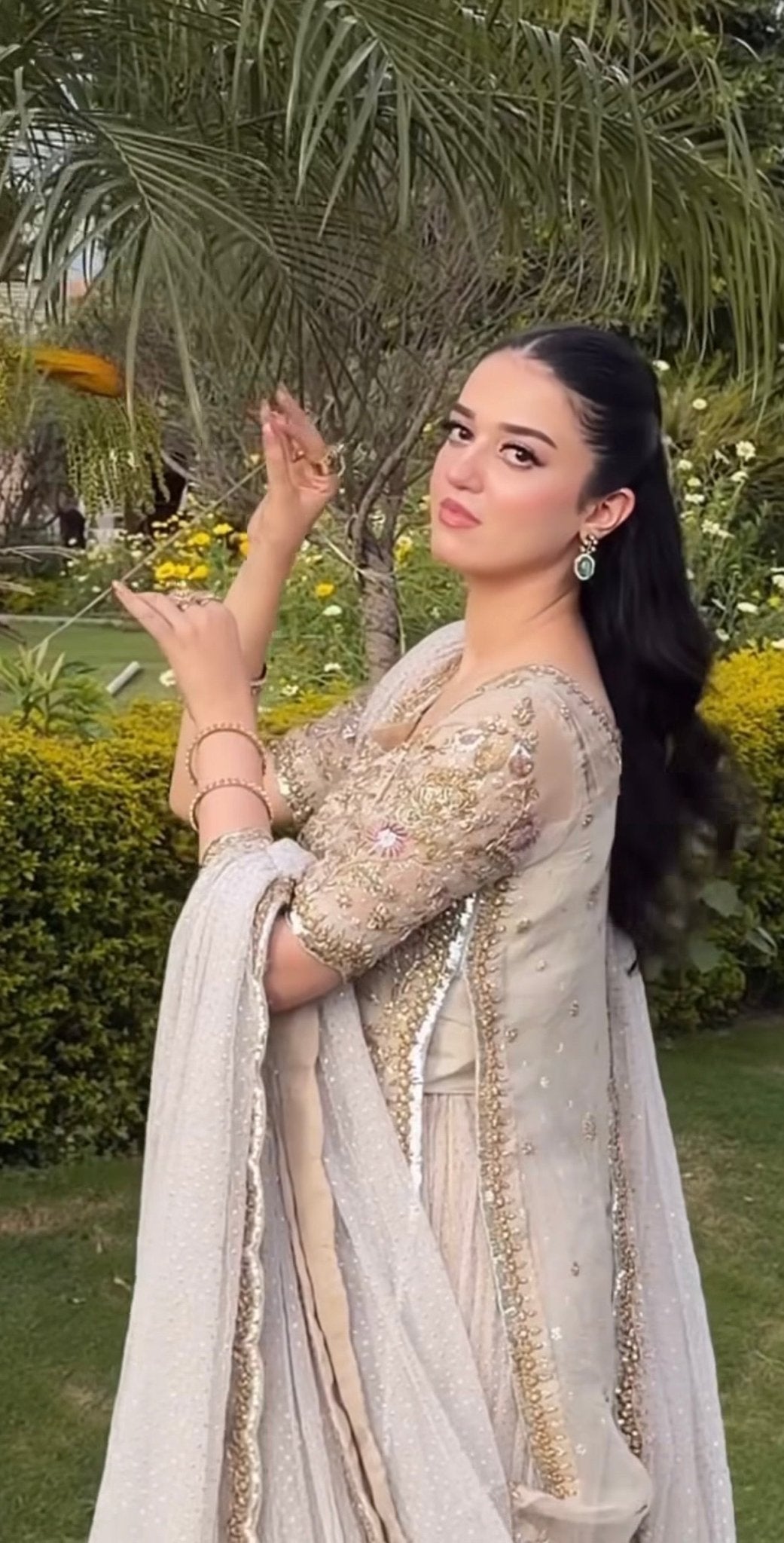 Haris Shakeel - Aleena Khan (Champagne Onion Pink Colour Customised) - Eemie's Studio