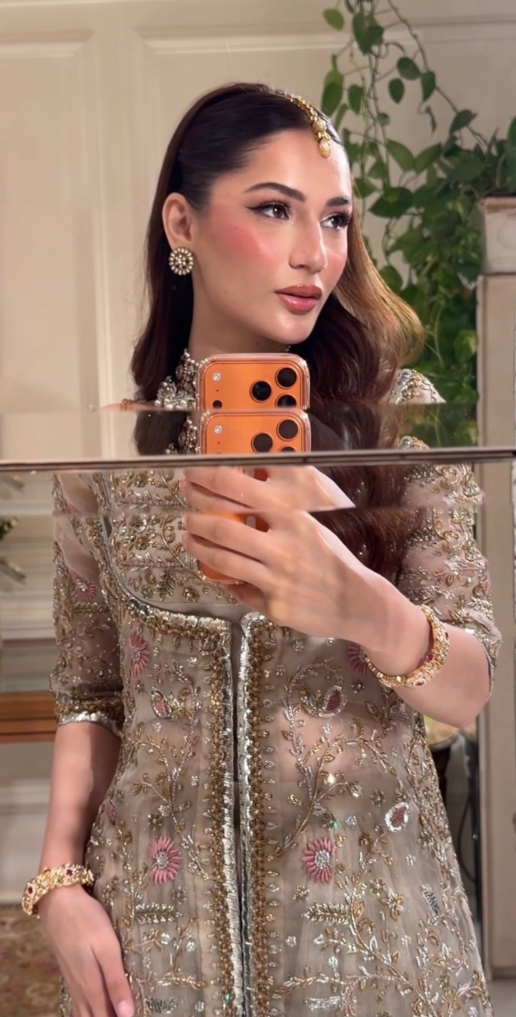 Haris Shakeel - Aleena Khan (Champagne Onion Pink Colour Customised) - Eemie's Studio