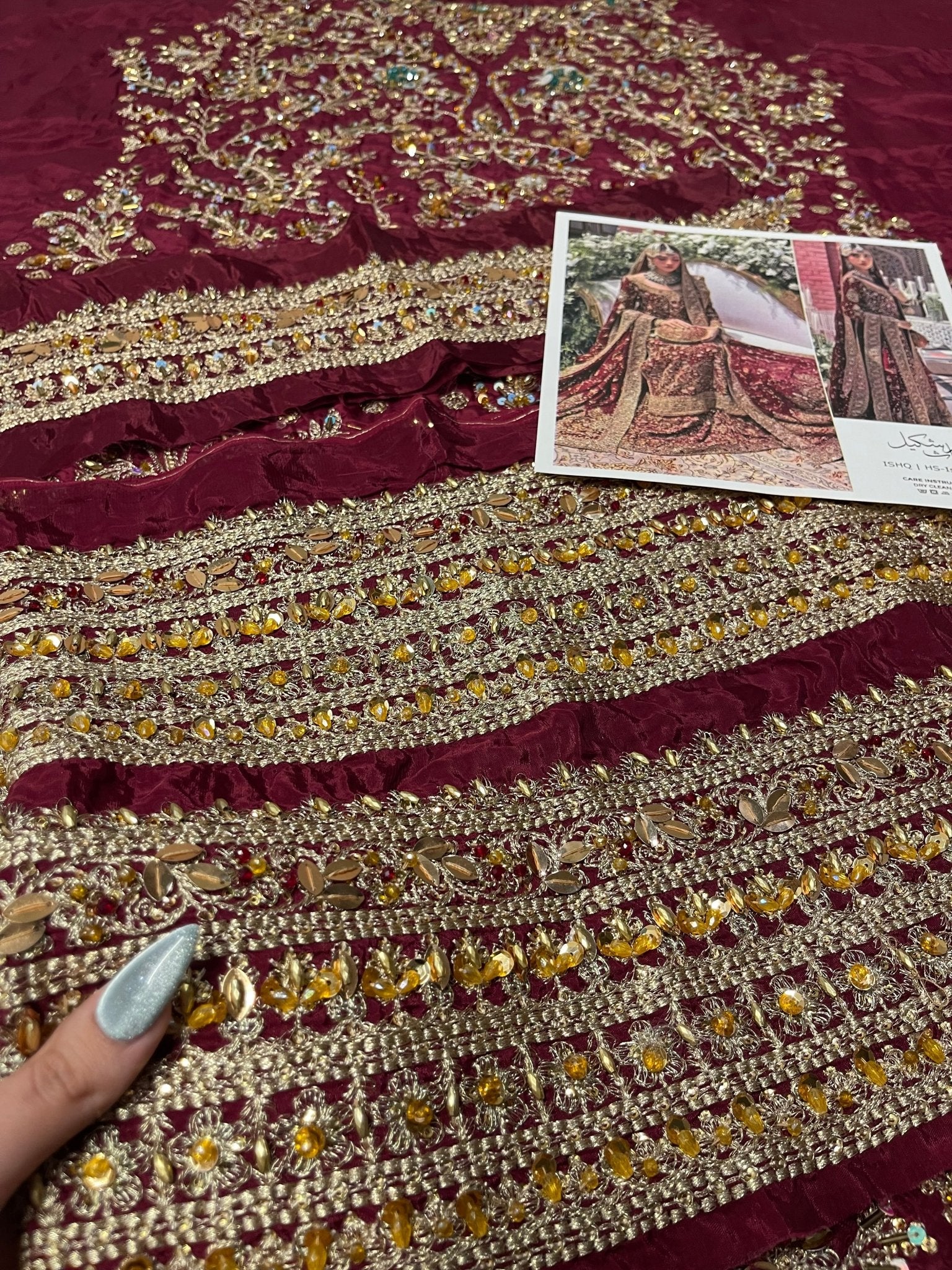 Haris Shakeel - Ishq Series Bridal ensemble - Eemie's Studio