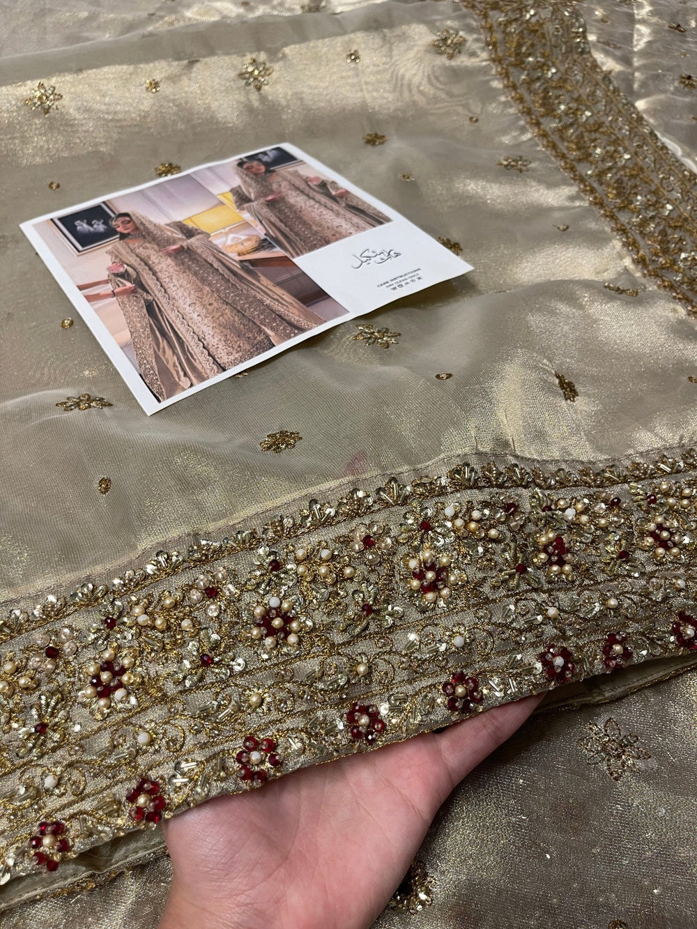 Haris Shakeel – Maharani (Ivory Gold) - Eemie's Studio